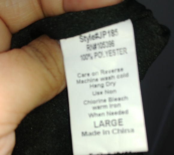 San Joy Black Jumpsuit Pants Romper Large - Picture 7 of 8